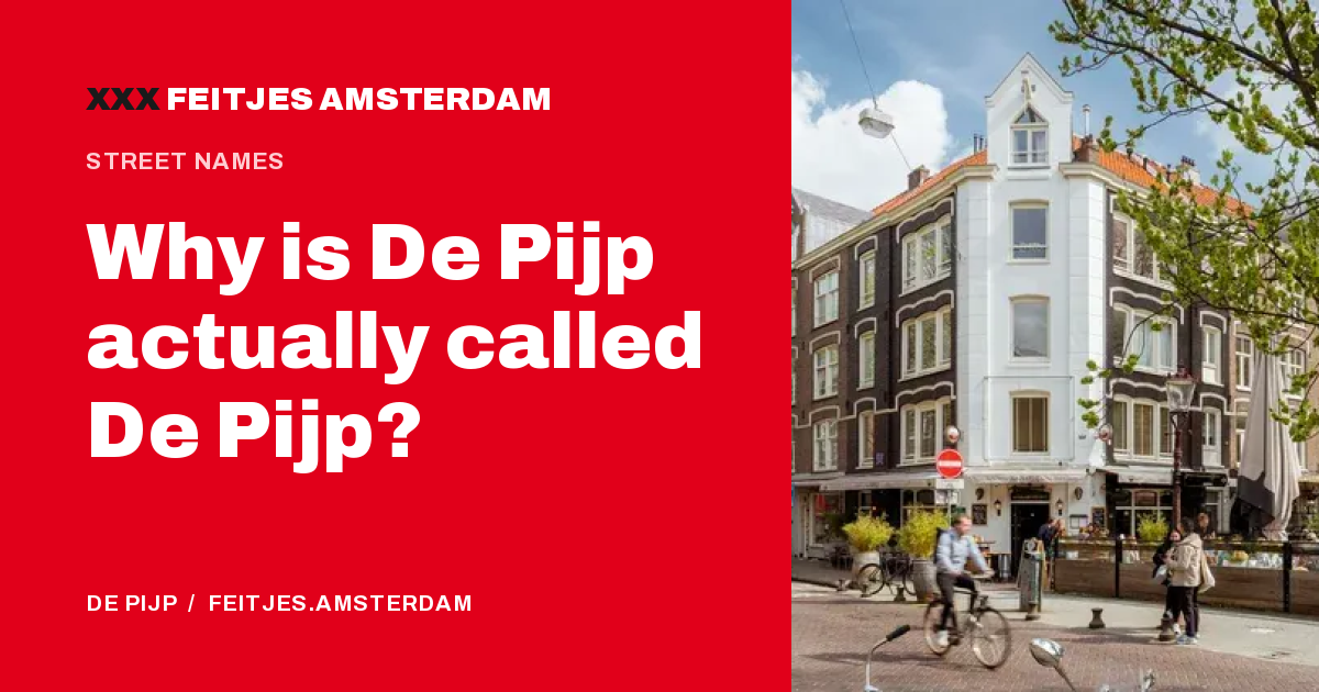 In the 19th century De Pijp was officially called Wijk YY; whether the name comes from a gas pipe or from its shape, nobody knows for sure