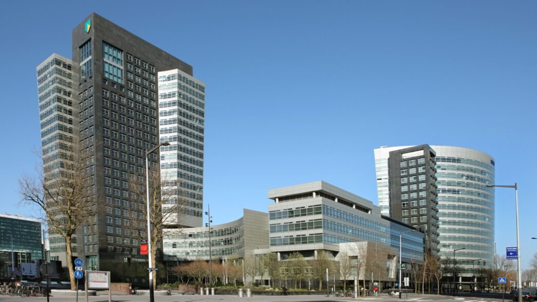 Het hoofdkantoor van ABN AMRO