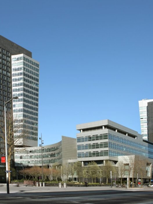 Het hoofdkantoor van ABN AMRO